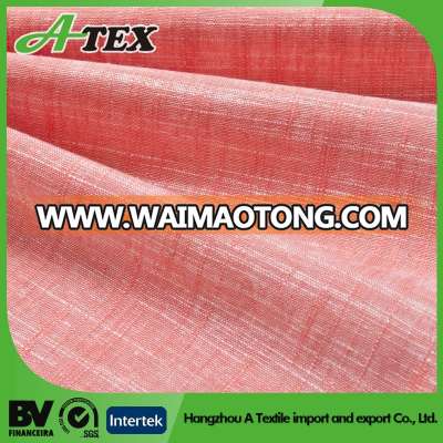 15 - 50 days delivery plain dyed woven cotton linen fabric